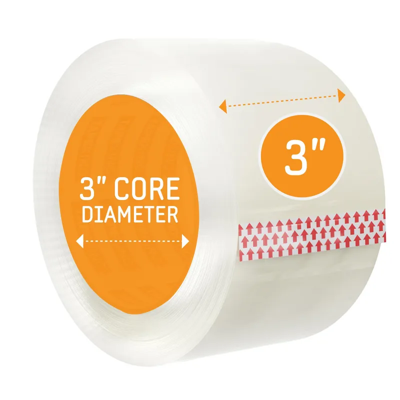 Tape King Clear Packing Tape 3 Inch Wide (24 Rolls) | Heavy Duty Packing Tape 2.7mil Strong Adhesive for Moving Boxes, Shipping Cartons, Office Use, Storage & Wrapping (1440 Yards) — image 2