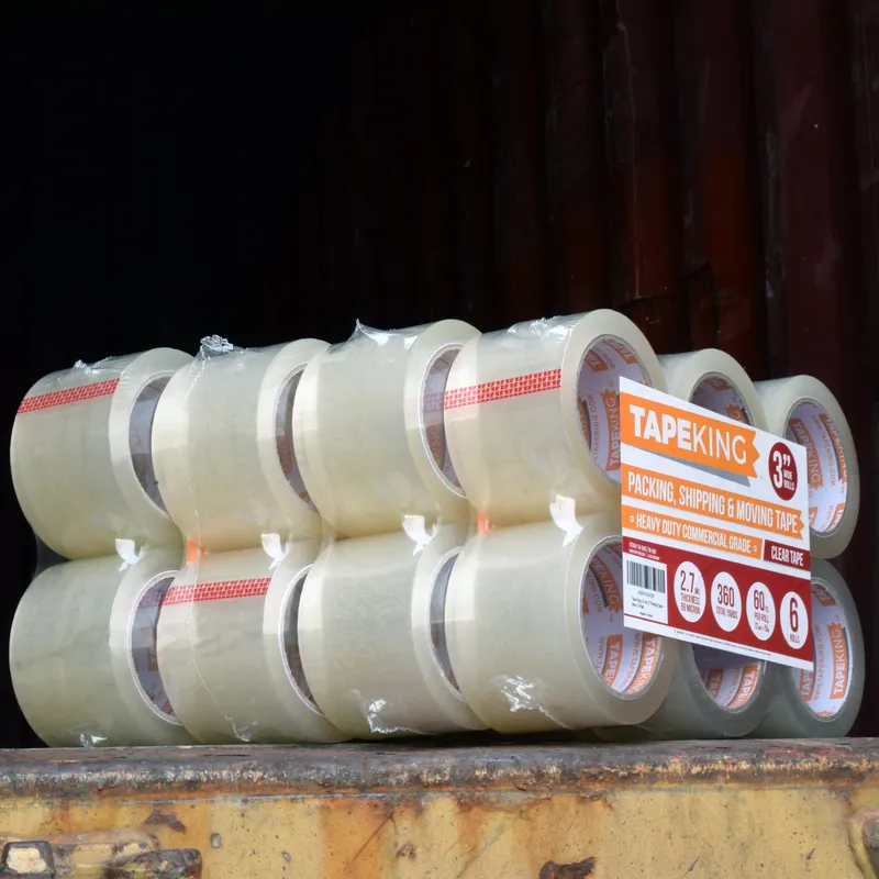 Tape King Clear Packing Tape 3 Inch Wide (24 Rolls) | Heavy Duty Packing Tape 2.7mil Strong Adhesive for Moving Boxes, Shipping Cartons, Office Use, Storage & Wrapping (1440 Yards) — image 3