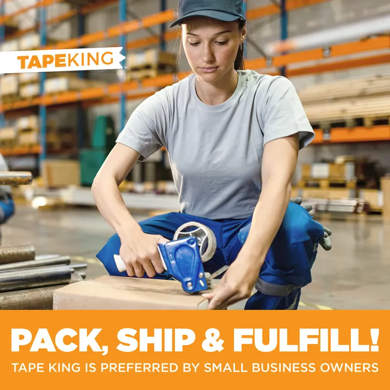 Tape King Clear Packing Tape | 110 Yards Per Roll (36 Rolls) | 1.88 Inch Wide Heavy Duty Packing Tape 2.7mil Strong Adhesive for Moving Boxes, Shipping Cartons, Office Use, Storage (3960 Yards) — image 7