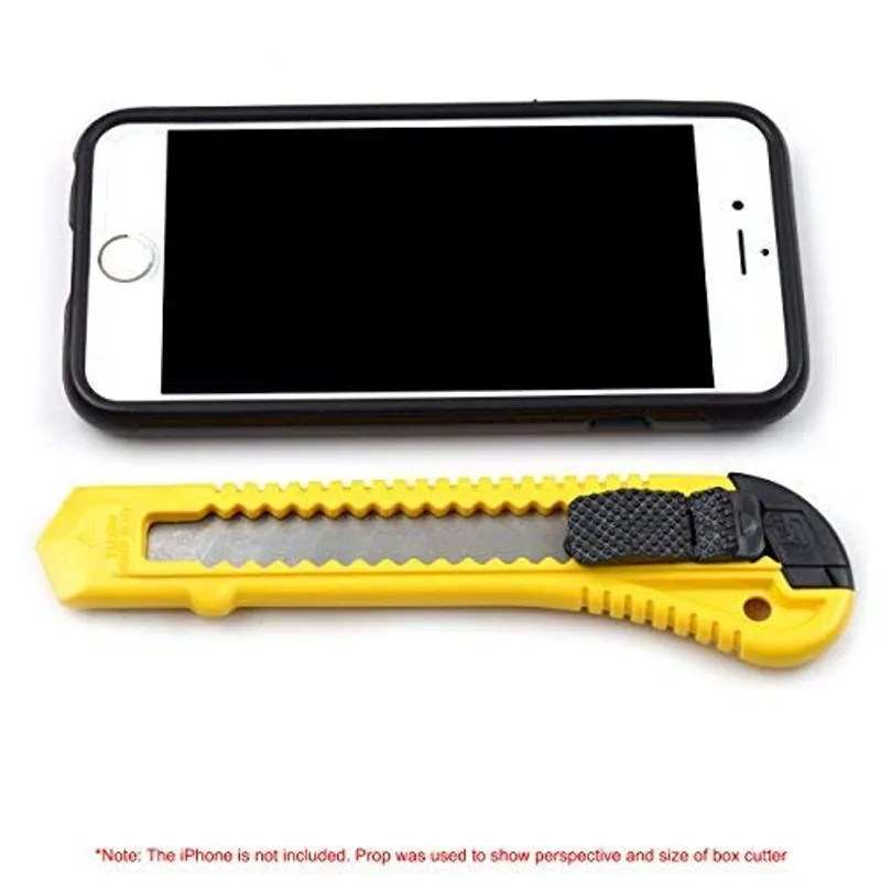 Tape King Utility Knife Set (12 Pack) | 18mm Wide Blade Box Cutter | Retractable Design, Compact And Versatile for Home, Crafts, Warehouse, Cartons, Cardboard, Office Supplies and Packaging — image 7